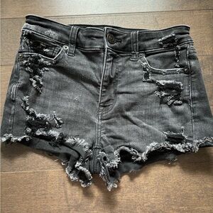 AMERICAN EAGLE NEXT LEVEL STRETCH SHORTIE SHORTS